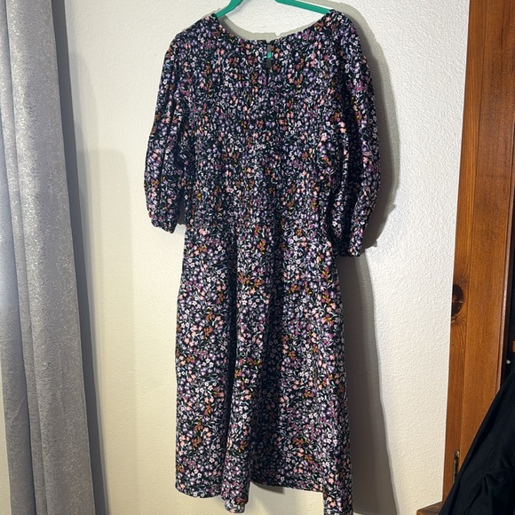 Terra & Sky Woman’s Dress Size 2X Cottage Farmhouse Multi Color Midi - Picture 5 of 6